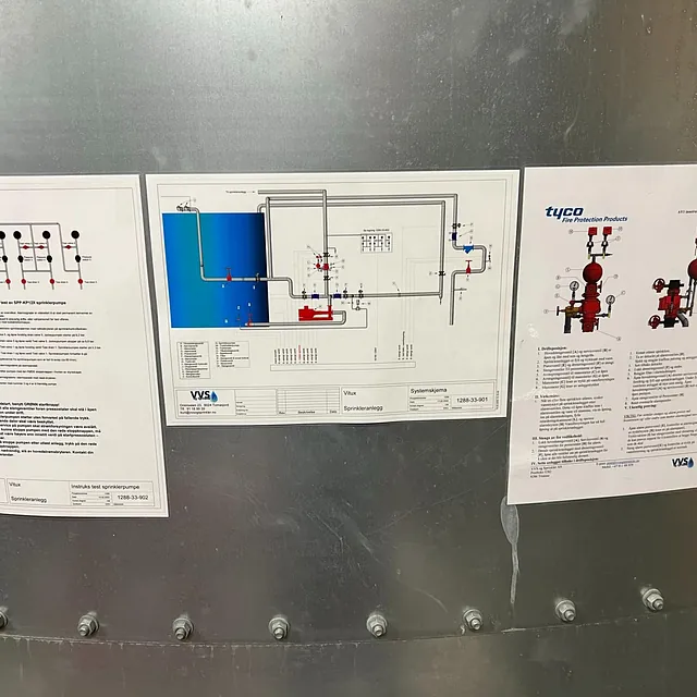 Instrukser sprinklerpumpe