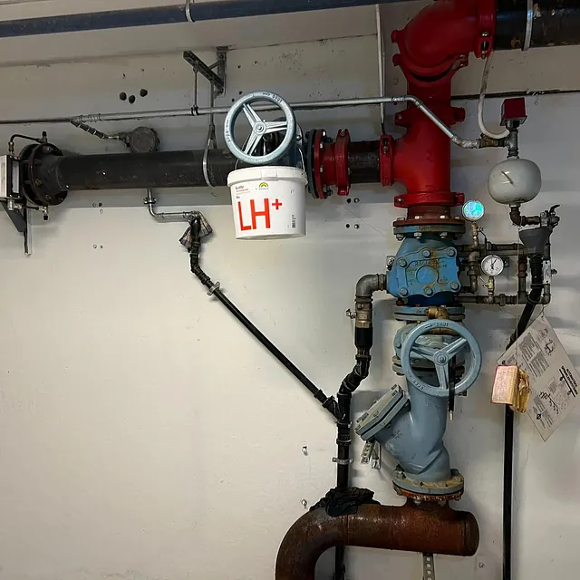 Skiftet sprinklersentral