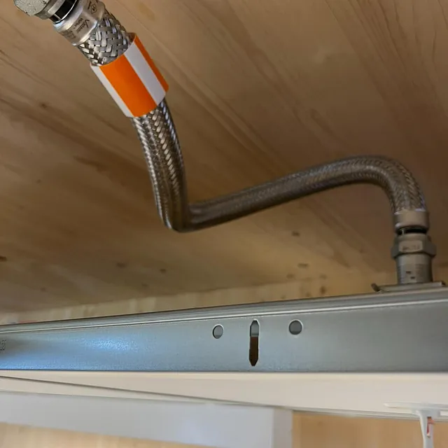 Feilmontert sprinklerslange