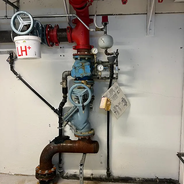 Skiftet sprinklersentral