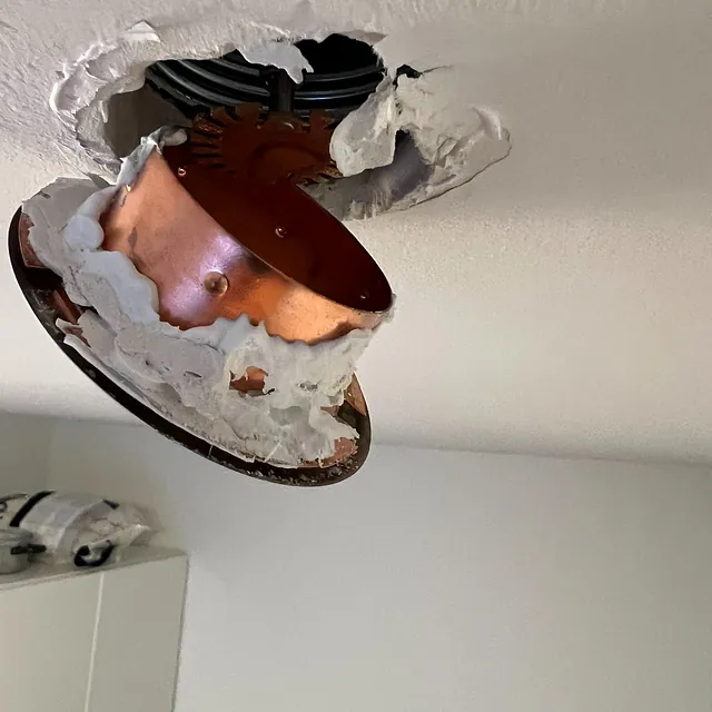 Feilmontert sprinkler