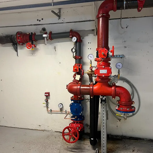 Skiftet sprinklersentral